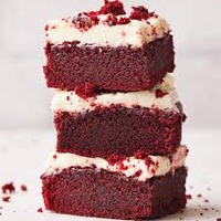 red velvet brownie