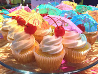 dole whip cupcakes